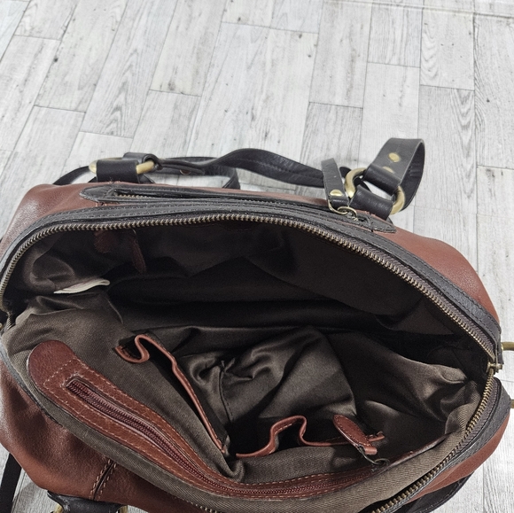 Lucky Brand Brown and Black Satchel - Picture 3 of 11